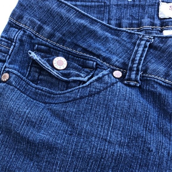 LIKE NEW DESIGNER DENIM SAZA BOOTCUT JEANS 5/27x33 FLAP POCKET ❤️ - Picture 5 of 12